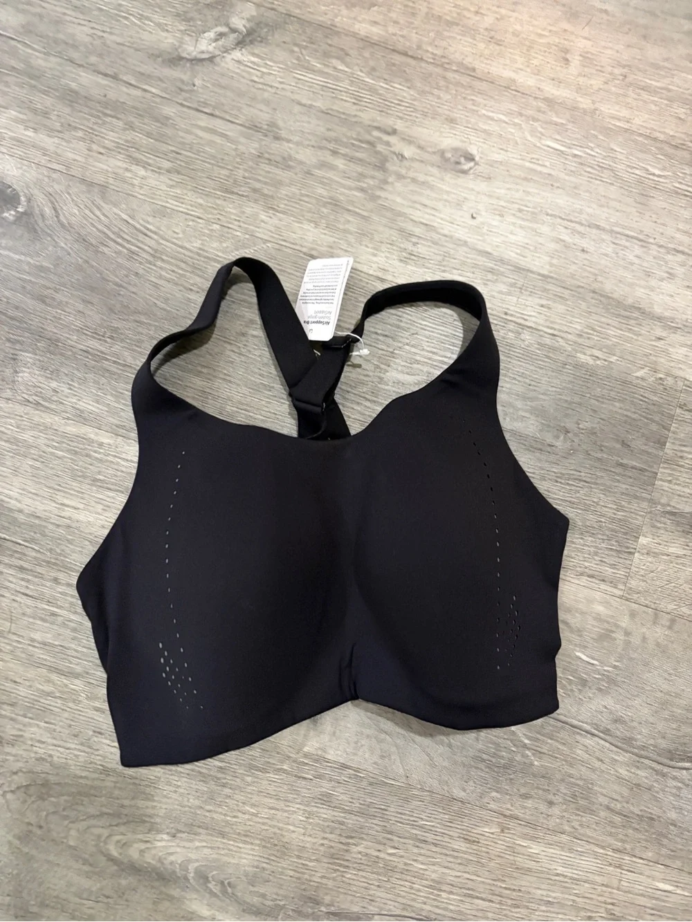 Lululemon Athletica AirSupport Bra In Black NWT 36DDD Running Gym Workout Wear